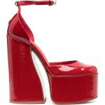 Zapatos rojos de piel de ternera con plataforma LE SILLA talla 39 para mujer 