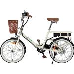 Bicicletas eléctricas grises rebajadas plegables de materiales sostenibles para mujer 