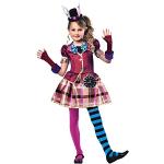 Niña Muchachas Sombrerero Loco Mad Hatter Disfraces Disfraz Alicia en el País de las Maravillas (11-12 años)