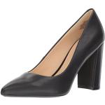 Zapatos negros de goma de tacón de punta puntiaguda Nine West Astoria talla 44 para mujer 