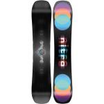 Tablas negras de snowboard rebajadas Nitro Snowboards 156 cm para mujer 