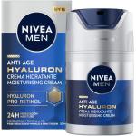 Cremas hidratantes faciales antiarrugas de 50 ml hechas en Alemania NIVEA Men con textura cremosa para hombre 