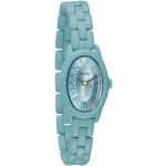 Relojes azules de acero inoxidable de pulsera Cuarzo analógicos Nixon para mujer 