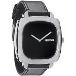 Relojes negros de pulsera Cuarzo analógicos con correa de piel Nixon para mujer 
