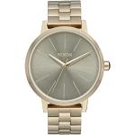Relojes blancos de acero inoxidable de pulsera analógicos vintage Nixon para mujer 