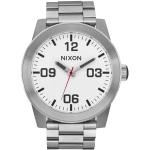 Relojes blancos de acero inoxidable de pulsera Cuarzo analógicos Nixon para mujer 