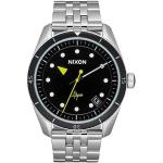 Relojes plateado de acero inoxidable de pulsera Cuarzo Nixon para hombre 