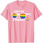 Camisetas rosas de encaje con encaje  Meme / Theme Gay Pride de encaje talla S para hombre 