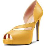 Sandalias amarillas con plataforma talla 38 para mujer 