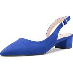 Sandalias azules de tacón talla 42 para mujer 