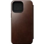 Nomad Modern Folio Funda MagSafe iPhone 14 Pro Max piel Horween marrón