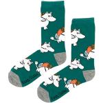Nordicbuddies Moomintroll Adventuring Moomin-Calcetines para Hombre, Green, Grey, 40-45 Unisex Adulto