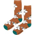 Nordicbuddies Moomintroll Adventuring Moomin-Calcetines para Hombre, Marrón Verde, 40-45 Unisex Adulto
