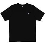 Camisetas negras de algodón de manga corta manga corta con cuello redondo de punto NORTH SAILS talla M para hombre 