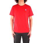 Camisetas rojas de algodón de manga corta manga corta con cuello redondo de punto NORTH SAILS talla M para hombre 