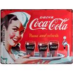 Nostalgic-Art Coca Cola Waitress Placa Decorativa,