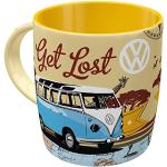 Nostalgic-Art Taza de café Retro Bulli T1 – Let's Get Lost – Idea de Regalo de Furgoneta Volkswagen, Cerámica, Diseño Vintage, 1 Unidad (Paquete de 1)