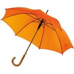 Paraguas naranja de poliester informales para mujer 