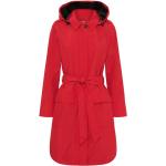Abrigos rojos de poliester con capucha  de primavera tallas grandes talla XXL para mujer 