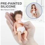 Muñecas modelo blancas de silicona de 12 cm infantiles 