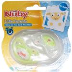 Nuby Chupetes Fosforescentes Apple Of My Eye 0-6 meses Lote de 2