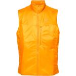 Chalecos deportivos naranja de poliester sin mangas con logo Arc'teryx para hombre 