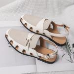 Sandalias blancas de caucho de verano formales talla 44,5 para hombre 