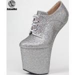 Zapatos con plataforma con tacón más de 9cm talla 40 para mujer 