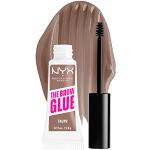 NYX Professional Makeup, Gel Fijador de Cejas con color The Brow Glue, Fijación extrema, Larga duración, Taupe