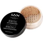 NYX Professional Makeup Polvos fijadores Mineral Finishing Powder, Polvos sueltos, Acabado mate, Absorbe brillos, Fórmula vegana, Tono: Medium/Dark