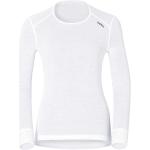 Camisetas blancas de poliester de cuello redondo de invierno con cuello redondo Odlo talla XL para mujer 