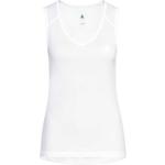 Tops deportivos blancos de piel Oeko-tex rebajados de verano con escote V Odlo Cubic talla XL para mujer 