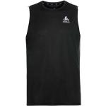 Camisetas negras de running rebajadas de verano Odlo talla XL para hombre 