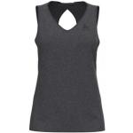 Camisetas deportivas grises de lino Oeko-tex rebajadas transpirables Odlo para mujer 