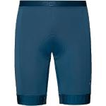 Shorts azules de running Odlo talla M de materiales sostenibles para hombre 