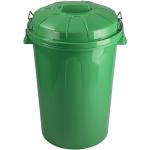 Oemp - Cubo basura plastico comunidad con tapa 100 Litros Verde - Verde