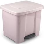 Cubos rosa pastel de plástico de basura rebajados de 35l modernos 