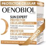 OENOBIOL - SUN EXPERT Protector Celular Pieles Sensibles - Nueva fórmula concentrada en Extracto de Uva 100% origen vegetal - Bronceado intenso y radiante - Complemento alimenticio 30 cápsulas 1 mes