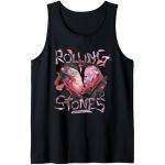 Camisetas negras de encaje con encaje  Rolling Stones sin mangas de encaje talla S para hombre 