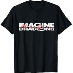 Oficial Imagine Dragons Exclusive Warp Hands Negro Camiseta