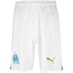 Olympique de Marseille 771355-01 Shorts Replica Shorts Unisex White Tamaño XS
