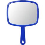 Espejos azules de pelo de pared 