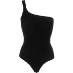 Camisetas body negros de viscosa rebajados de punto Michael Kors Collection para mujer 