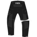 Pantalones negros de motociclismo rebajados O'Neal 