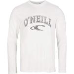 Camisetas estampada orgánicas blancas de algodón manga larga O'Neill talla XS de materiales sostenibles para hombre 