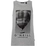 Camisetas deportivas orgánicas plateado de algodón manga corta con logo O'Neill talla M de materiales sostenibles para hombre 