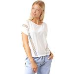 Camisetas deportivas blancas manga corta con cuello redondo O'Neill Cali talla M para mujer 