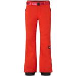 Pantalones rojos de snowboard impermeables O'Neill talla XS para mujer 
