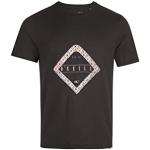 Camisetas negras de algodón de manga corta con logo O'Neill talla XXL para hombre 