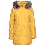 Abrigos amarillos de poliester con capucha  rebajados manga larga acolchados ONLY talla XS para mujer 
